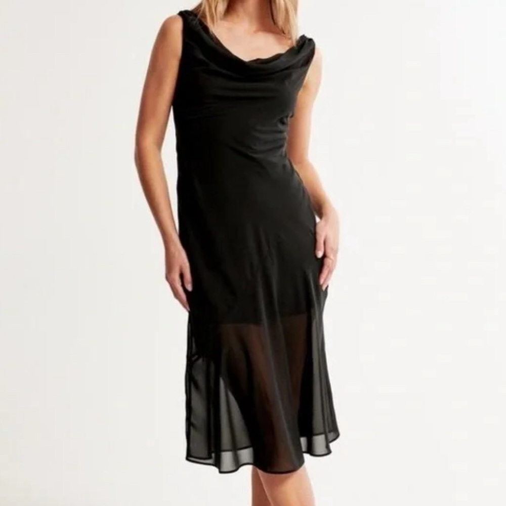 NWT Abercrombie and Fitch black dress